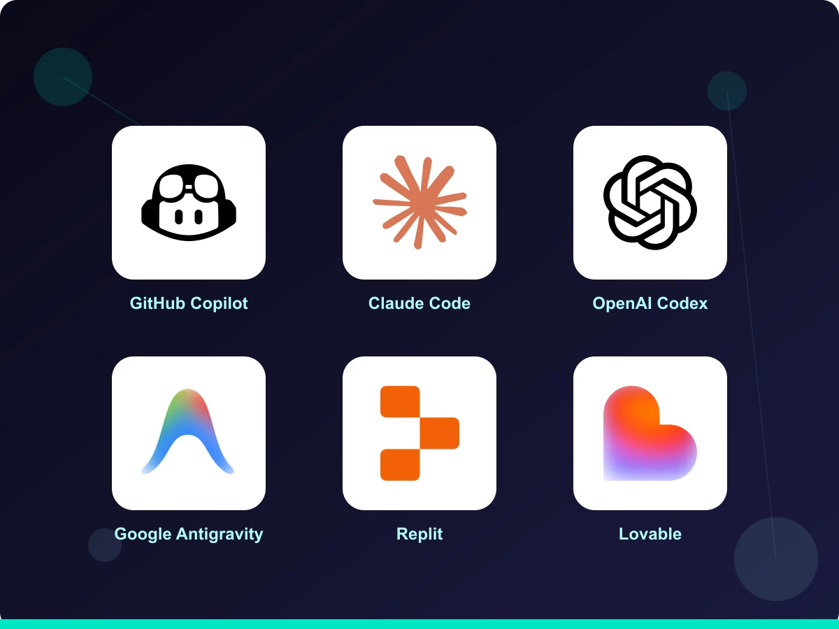 Logos of coding agent tools